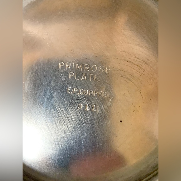 Vintage Primrose E P Copper Silver Plated Rose Bowl with Removable Holed Cover - Picture 6 of 16